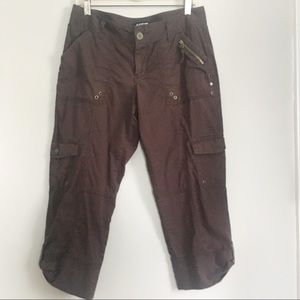 Apt 9 Brown Cargo Capris